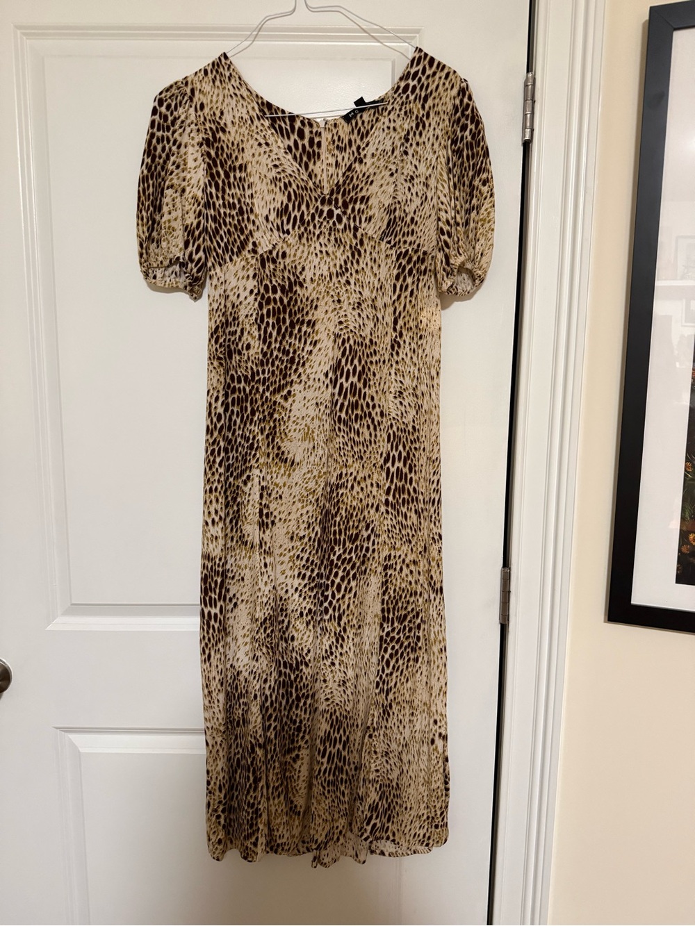 Leopard maxi dress